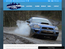 Tablet Screenshot of extreme-rally.co.uk